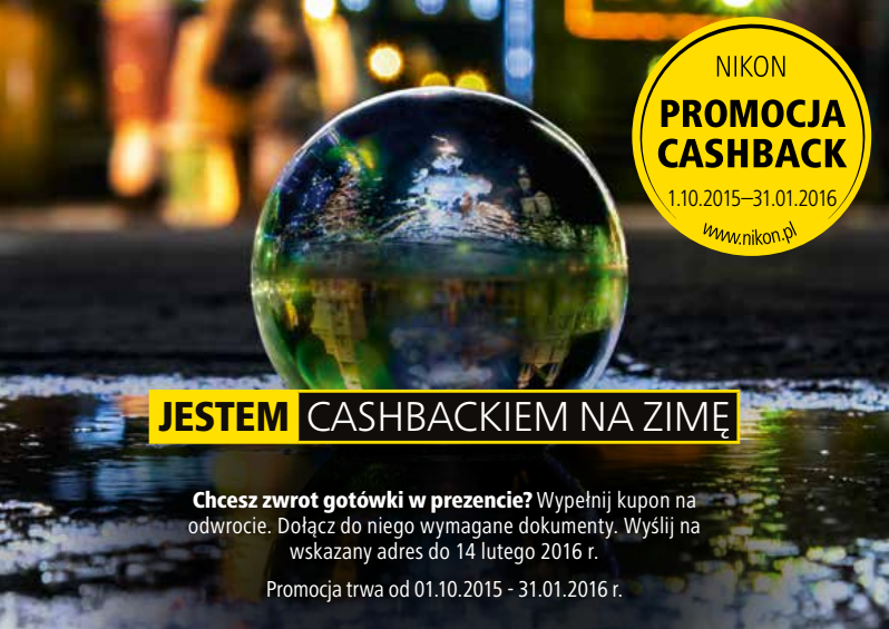Promocja Nikon Cashback
